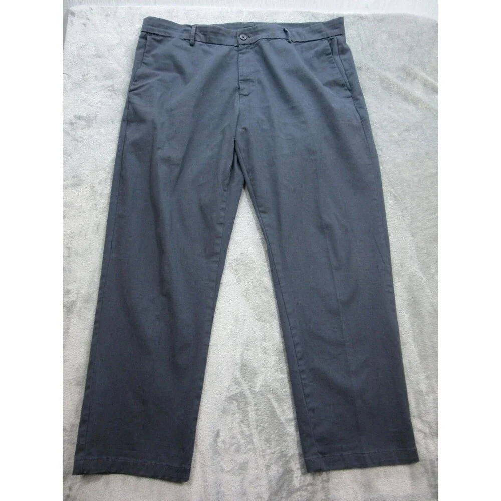 Banana Republic Pants Men Size 40x29 Navy Blue Chino Flat Front Pockets